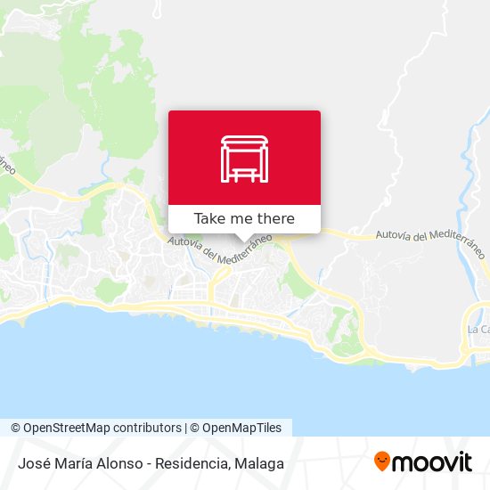 José María Alonso - Residencia map