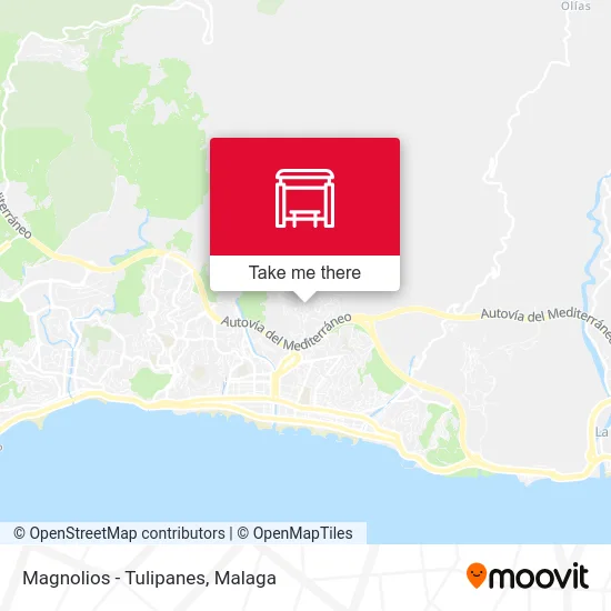 Magnolios - Tulipanes map