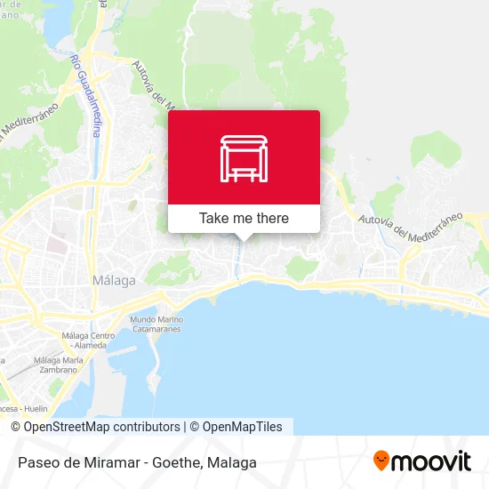 Paseo de Miramar - Goethe map