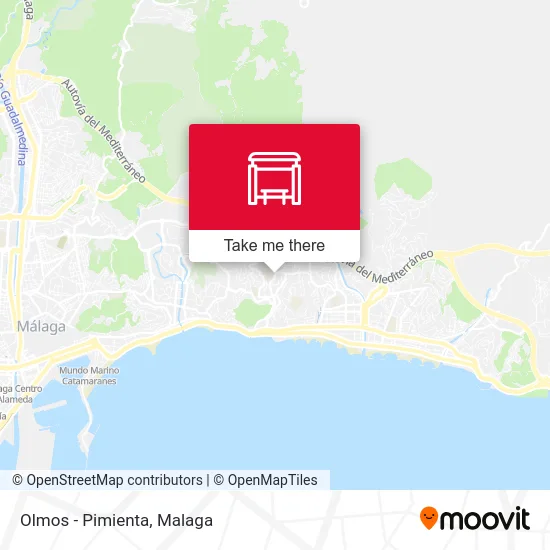 Olmos - Pimienta map