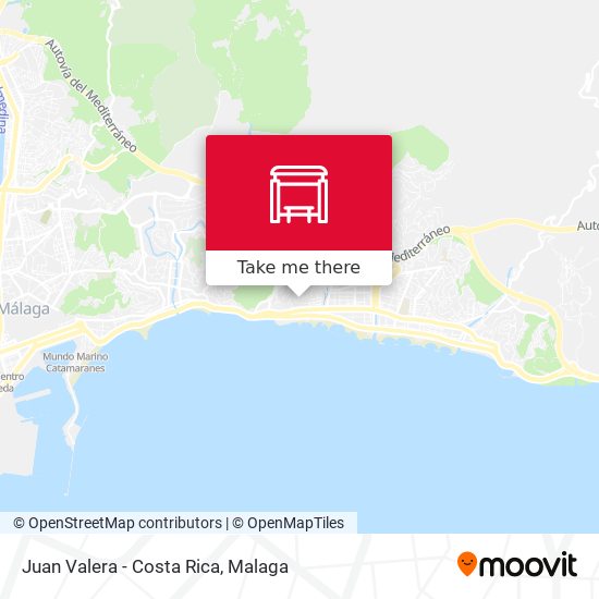 mapa Juan Valera - Costa Rica