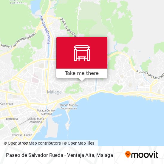 Paseo de Salvador Rueda - Ventaja Alta map