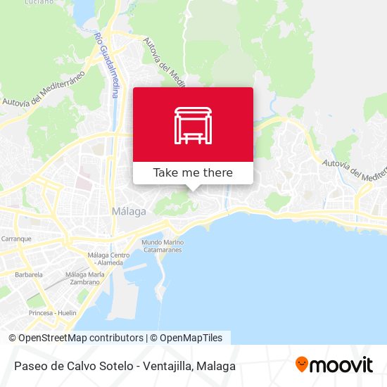 Paseo de Calvo Sotelo - Ventajilla map