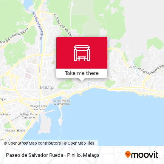 mapa Paseo de Salvador Rueda - Pinillo