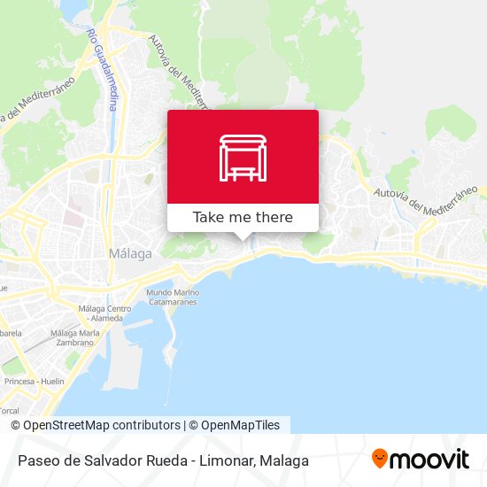 mapa Paseo de Salvador Rueda - Limonar