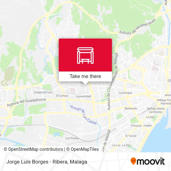 Jorge Luis Borges - Ribera map