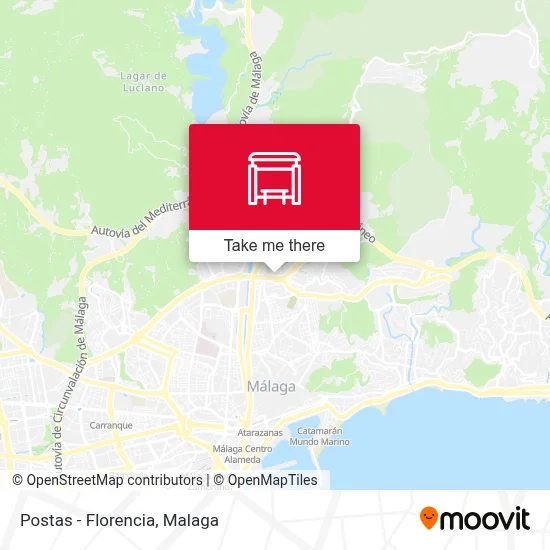 Postas - Florencia map