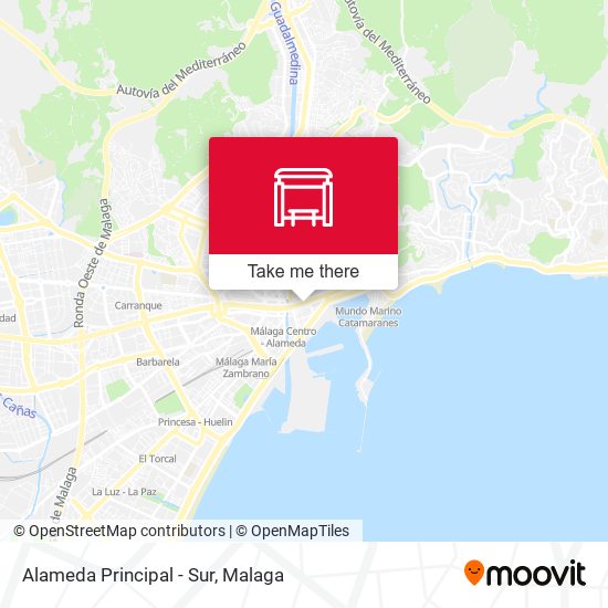 Alameda Principal - Sur map