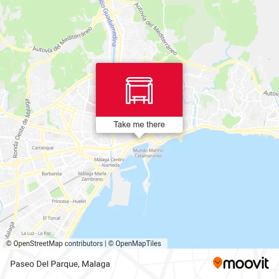 Paseo Del Parque map