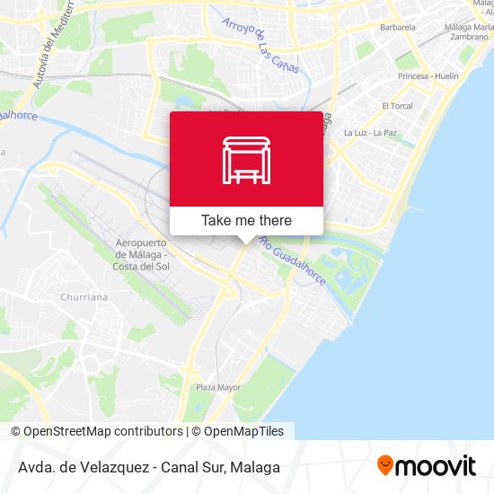 Avda. de Velazquez - Canal Sur map