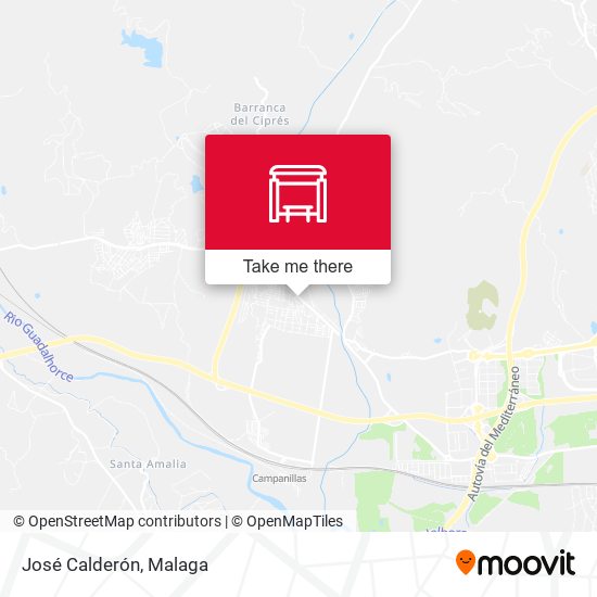 José Calderón map