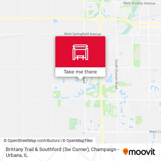 Brittany Trail & Southford (Sw Corner) map