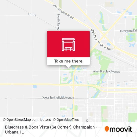Bluegrass & Boca Vista (Se Corner) map
