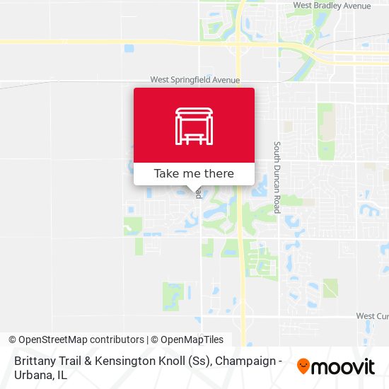 Brittany Trail & Kensington Knoll (Ss) map