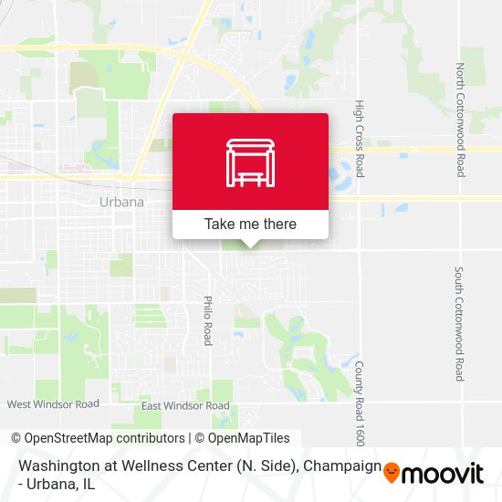 Washington at Wellness Center (N. Side) map