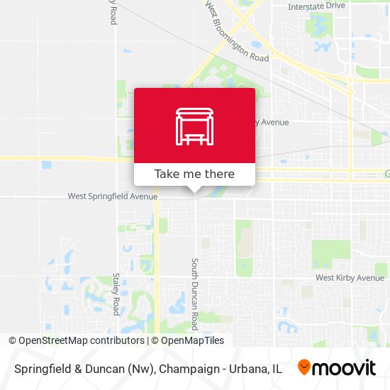 Mapa de Springfield & Duncan (Nw)