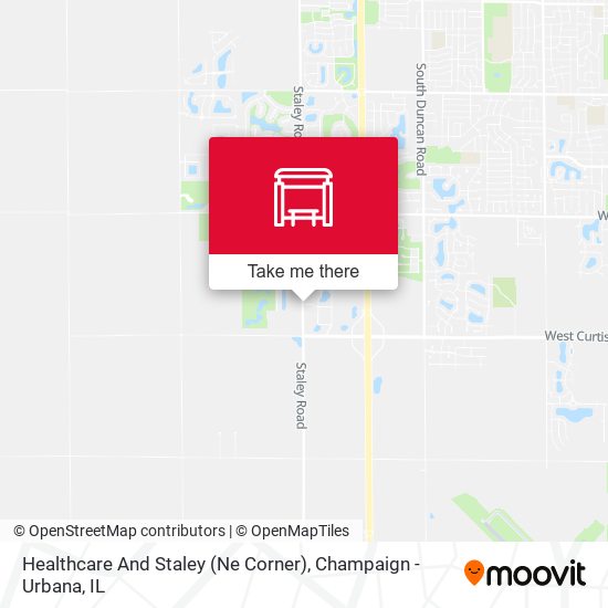 Healthcare And Staley (Ne Corner) map
