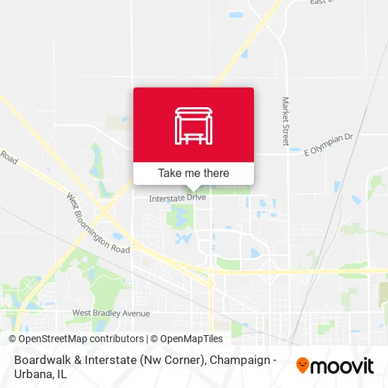 Mapa de Boardwalk & Interstate (Nw Corner)