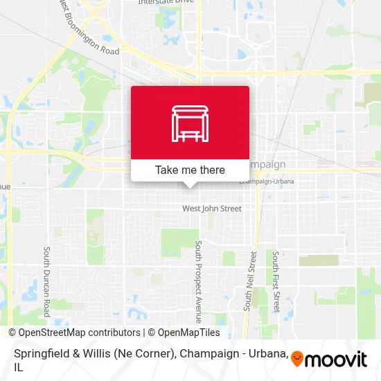 Springfield & Willis (Ne Corner) map