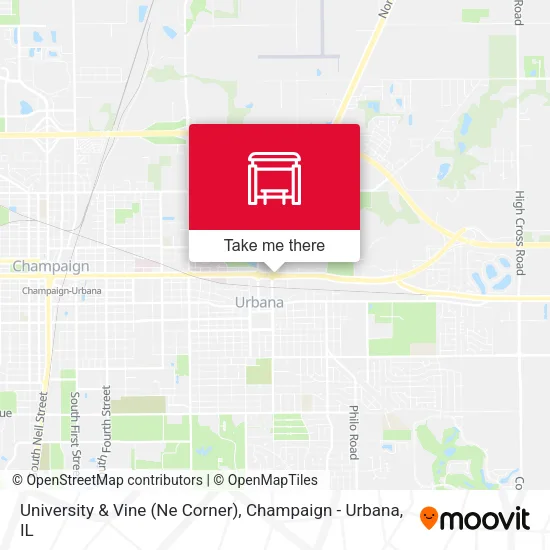 University & Vine (Ne Corner) map