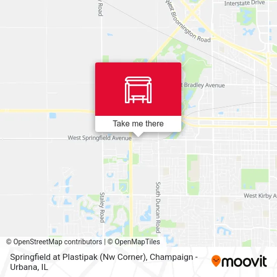 Mapa de Springfield at  Plastipak (Nw Corner)