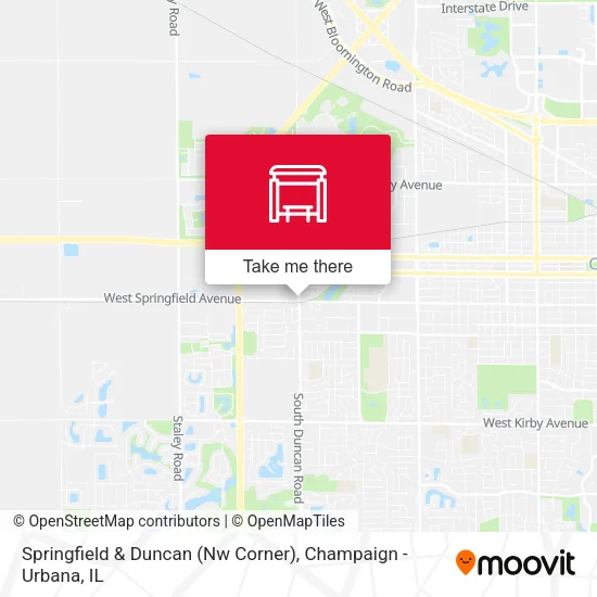 Mapa de Springfield & Duncan (Nw Corner)