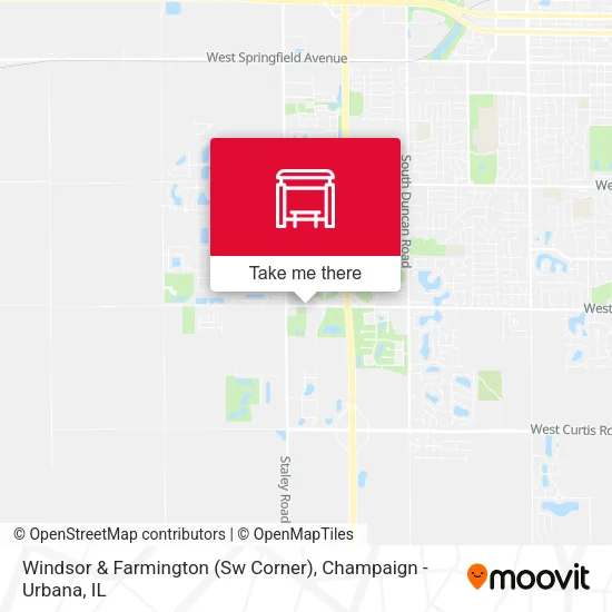 Mapa de Windsor & Farmington (Sw Corner)