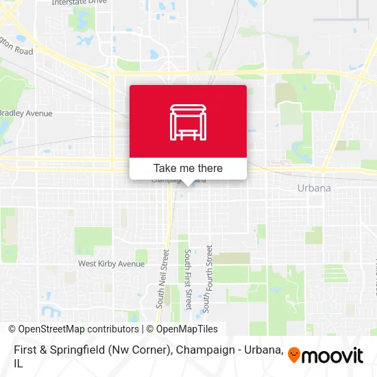 Mapa de First & Springfield (Nw Corner)