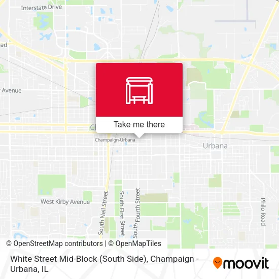 Mapa de White Street Mid-Block (South Side)