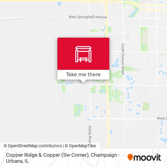 Copper Ridge & Copper (Sw Corner) map