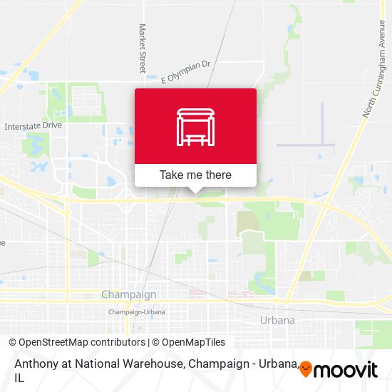 Anthony at National Warehouse map