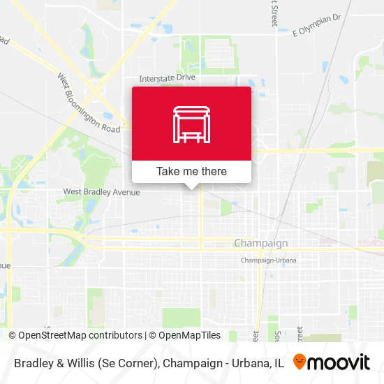 Mapa de Bradley & Willis (Se Corner)
