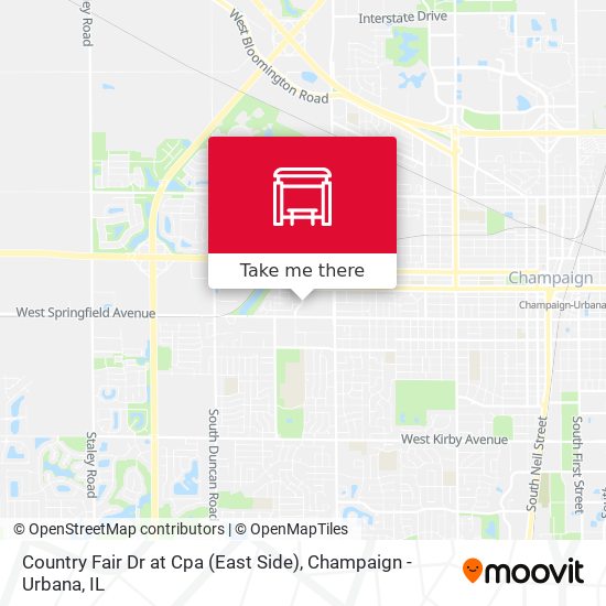 Country Fair Dr at Cpa (East Side) map