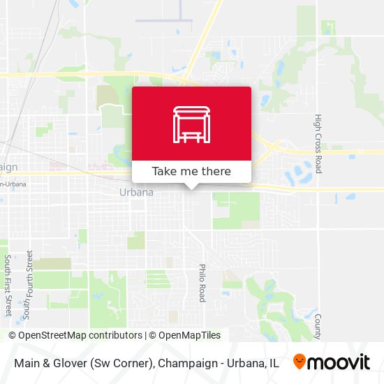 Main & Glover (Sw Corner) map