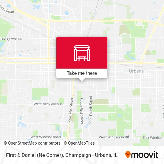 First & Daniel (Ne Corner) map