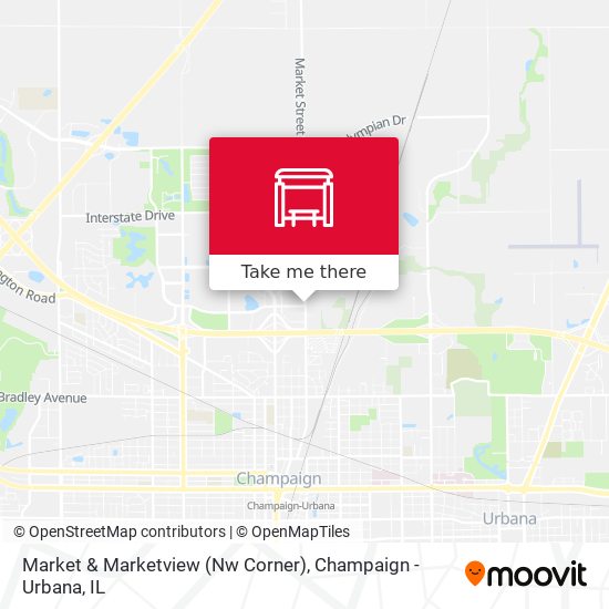 Market & Marketview (Nw Corner) map