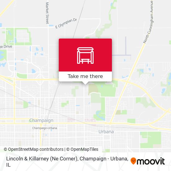 Lincoln & Killarney (Ne Corner) map