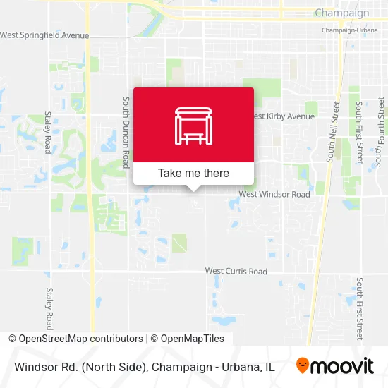 Mapa de Windsor Rd. (North Side)