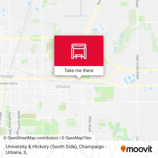 University & Hickory (South Side) map