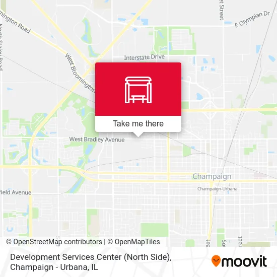 Development Services Center (North Side) map