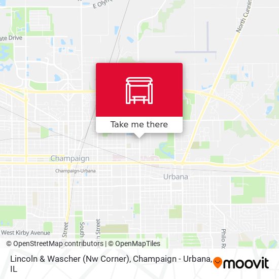 Lincoln & Wascher (Nw Corner) map