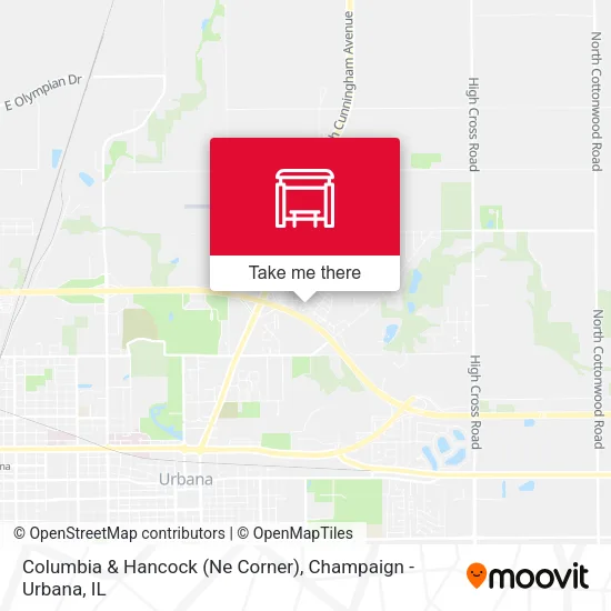 Columbia & Hancock (Ne Corner) map