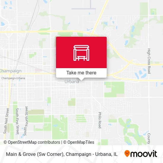 Mapa de Main & Grove (Sw Corner)