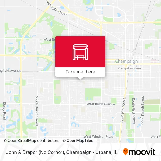Mapa de John & Draper (Ne Corner)