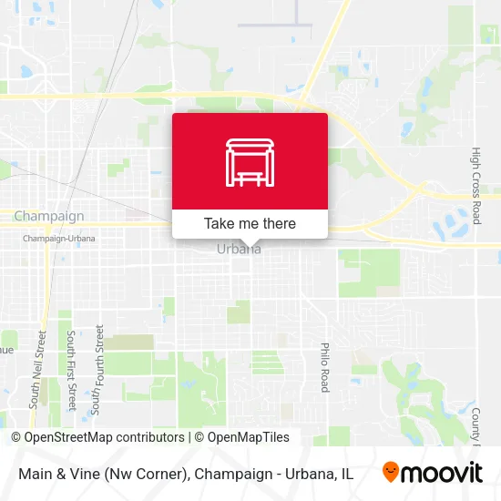 Mapa de Main & Vine (Nw Corner)