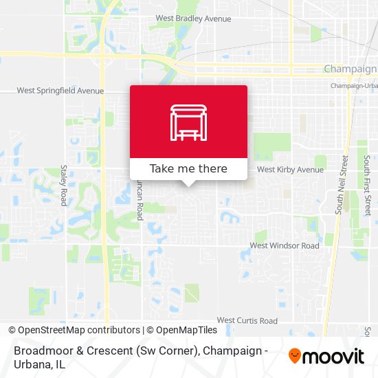 Broadmoor & Crescent (Sw Corner) map