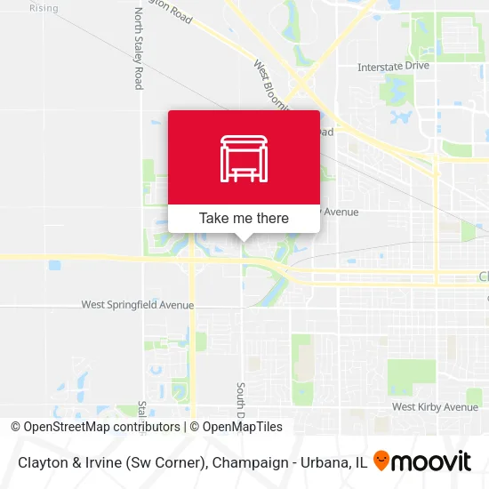 Mapa de Clayton & Irvine (Sw Corner)