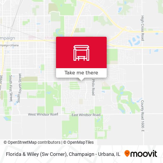 Florida & Wiley (Sw Corner) map