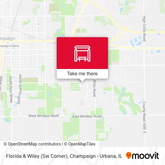Mapa de Florida & Wiley (Sw Corner)