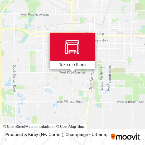 Mapa de Prospect & Kirby (Nw Corner)